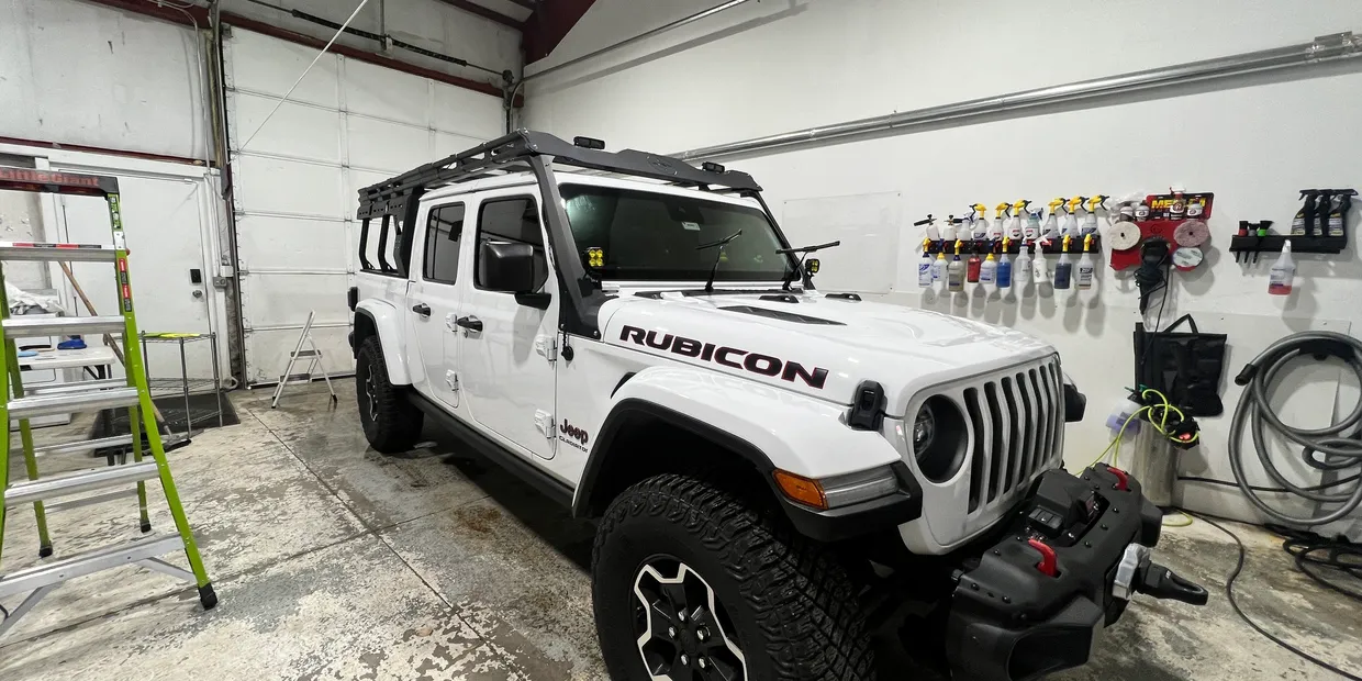 Inside the Ascent Auto Detailing shop in Silverthorne